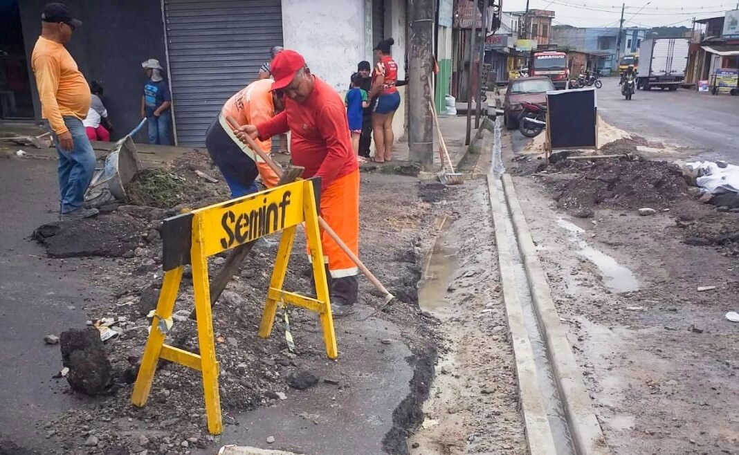 Prefeitura de Manaus intensifica obras de infraestrutura com frentes simultâneas na zona Leste