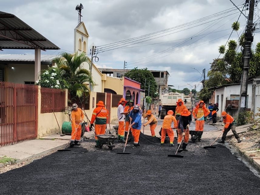 Prefeitura de Manaus intensifica recuperação viária no bairro Colônia Santo Antônio 3