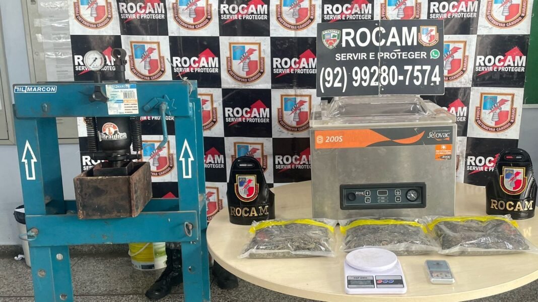 PMAM_APRESENTAÇÃO_DROGA_ROCAM_FOTO_DIVULGAÇÃO_PMAM