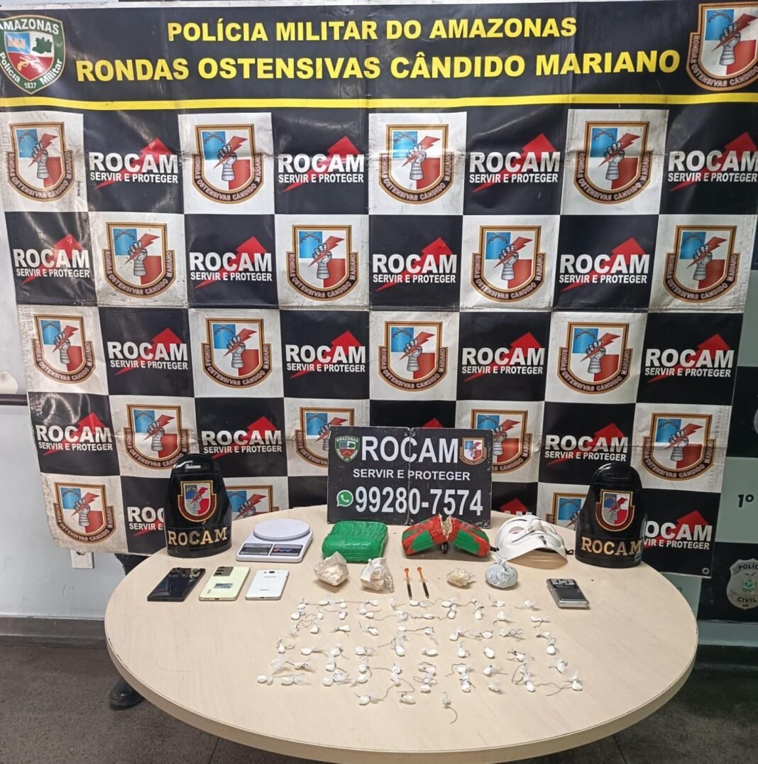 PMAM_ROCAM_APRESENTAÇÃO_DROGAS_FOTO_DIVULGAÇÃO_PMAM