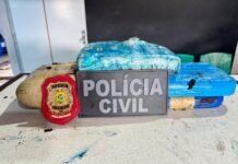 Polícia apreende drogas avaliadas em mais de R$ 100 mil escondidas em saca de farinha