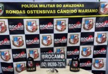 Polícia apreende 105 porções de drogas, arma e munições na zona oeste