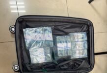 Três homens são presos em flagrante com 2,5 milhões de reais em mala