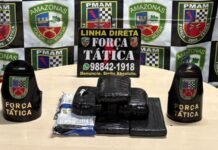 Polícia Militar apreende tabletes de oxi em embarcação vinda de Tabatinga