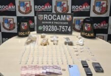 PMAM apreende adolescente e prende homem com mais de 120 porções de drogas