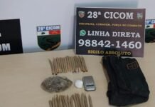 Mulher é presa em posse de 32 cigarros de maconha