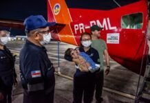 Amazonas recebe três crianças de Rondônia para a realização de procedimento em hospital