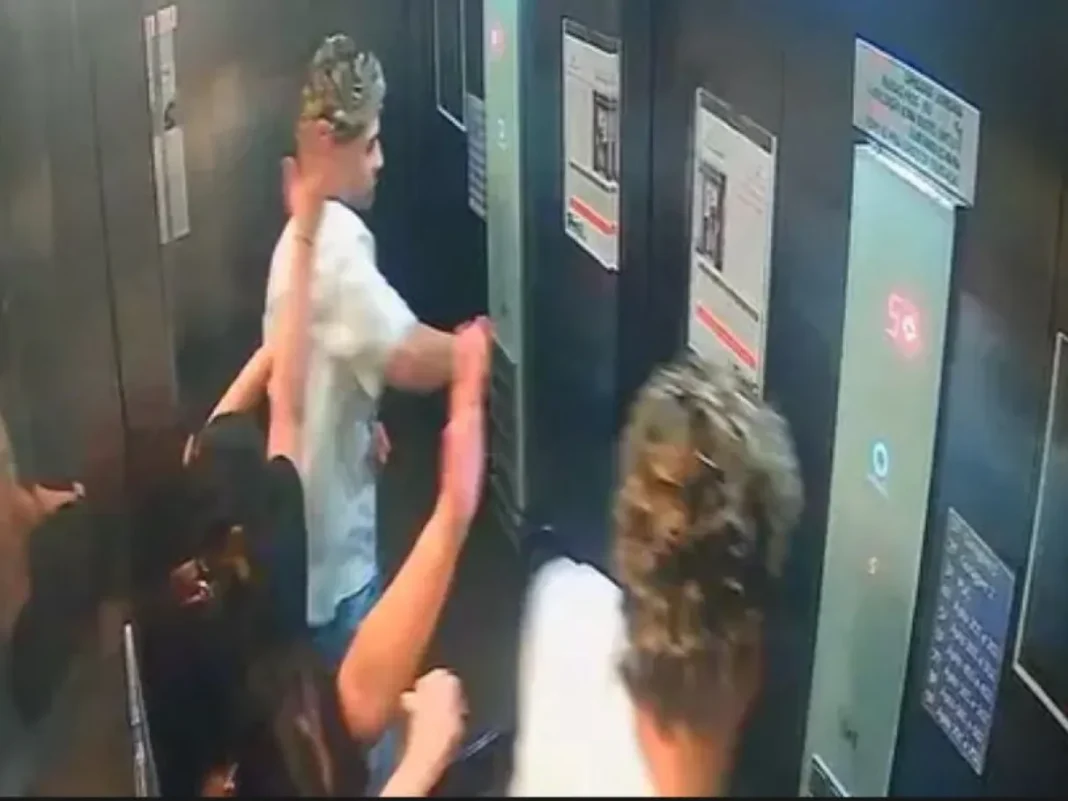 Turista-americano-agride-namorada-no-elevador-Reproducao-redes