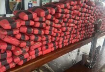 Polícia Militar do Amazonas apreende 193 tabletes de skunk no Rio Negro e prende cinco pessoas durante ação fluvial