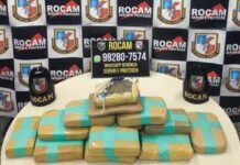 Polícia Militar do Amazonas prende homem com 16 tabletes de droga em casa abandonada