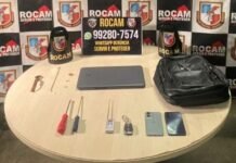 PMAM prende trio com extensa ficha criminal que praticava furto em veículos com auxílio de ‘Chapolin’
