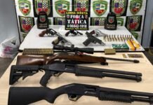 Apreensão de arma de fogo aumenta de 217,8% no Amazonas, aponta MJSP