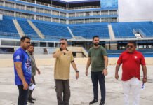 Bumbódromo recebe evento com megaestrutura tecnológica e palco ampliado