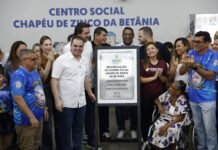 Governador interino Roberto Cidade reforça ações de esporte e lazer com entrega do Centro Social Chapéu de Zinco, no bairro Betânia