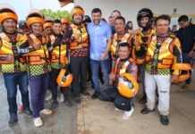 Wilson Lima desembarca em Nova Olinda e dá início a nova rodada de agendas pelo interior do Amazonas