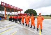 Governador Roberto Cidade inaugura novo grupamento dos Bombeiros em Manicoré durante comemorações dos 148 anos do município