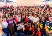 Primeira-dama Thaisa Cidade reforça ações de proteção infantojuvenil nas escolas em evento na zona sul de Manaus