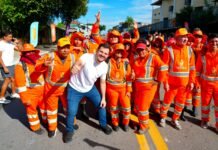Faixa liberada itinerante estréia no Cidade de Deus. Prefeito apresenta balanço preliminar das ações do ‘Manaus que a Gente Cuida’ e anuncia extensão dos serviços