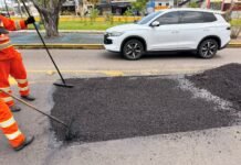 Prefeitura de Manaus intensifica recuperação asfáltica na avenida Djalma Batista e fortalece mobilidade em um dos principais corredores viários da capital