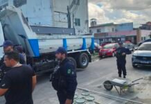Responsável por obra irregular é preso em flagrante pela Guarda Municipal após desobedecer fiscalização do Implurb