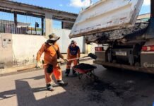 Prefeitura de Manaus intensifica operação ‘Tapa-Buracos’ no bairro Alvorada e fortalece mobilidade na zona Centro-Oeste