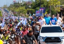 Em Manacapuru, Roberto Cidade mobiliza mais de quatro mil apoiadores na manhã do primeiro dia de campanha