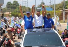 Em Itapiranga, Wilson Lima afirma que quer fortalecer a autonomia das mulheres e endurecer leis no Senado