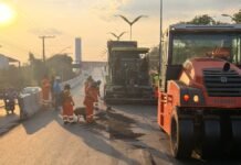 Prefeitura de Manaus conclui primeira faixa da alça viária do complexo viário ‘Passarão’ e acelera conclusão da segunda