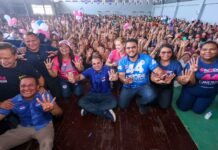 Banzeiro do 44 fecha ciclo pelo Madeira e leva mobilização de Roberto Cidade a quatro municípios