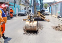 Prefeitura recupera drenagem após identificar instalação irregular em rua no São José Operário