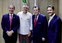 Governador eleito Omar Aziz discute ações emergenciais para a saúde do Amazonas com ministro Padilha em Brasília