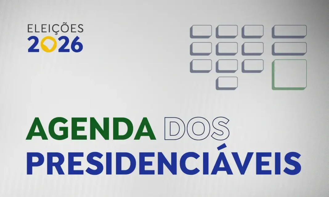 Confira a agenda dos presidenciáveis nesta terça-feira (20) Brasília (DF), 18/08/2026 - Arte Agenda dos Presidenciáveis. Arte EBC