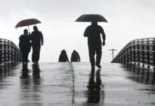 Cidade de São Paulo terá mais chuvas nesta sexta-feira São Paulo (SP), 09/09/2026. - Pessoas na rua durante tarde com muita chuva na região do Ibirapuera. Foto: Paulo Pinto/Agencia Brasil