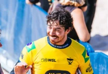 Surfe: Yago Dora, Ítalo Ferreira e Medina vão às quartas em Peniche SUPERTUBOS, PENICHE, PORTUGAL - OCTOBER 16: WSL Champion Yago Dora of Brazil after surfing in Heat 5 of Round Two at the MEO Rip Curl Pro Portugal on October 16, 2026 at Supertubos, Peniche, Portugal. (Photo by Damien Poullenot/World Surf League)