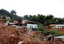 Defesa Civil recebe R$ 300 milhões em crédito extraordinário Juiz de Fora (MG), 19/03/2026 - Bairro Três Moinhos, um dos mais afetados pelas fortes chuvas. Um mês depois dos deslizamentos e alagamentos que causaram a morte de mais de 70 pessoas em Juiz de Fora, além de deixar milhares de pessoas desabrigadas. Foto: Tânia Rêgo/Agência Brasil