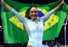 Rebeca Andrade conquista o tri no Mundial de Ginástica na Holanda Agência Brasil / EBC