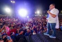 Roberto Cidade encerra campanha do 1° turno com grandes atos em Manaus e em Manacapuru