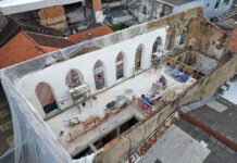 Obra de recuperação do Casarão de São Vicente avança no Centro Histórico de Manaus Prefeitura de Manaus