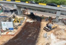 Prefeitura de Manaus realiza pavimentação de trecho da rotatória que integra o complexo viário Passarão Prefeitura de Manaus