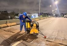 Prefeitura de Manaus inicia manutenção das juntas de dilatação do viaduto Ayrton Senna Prefeitura de Manaus